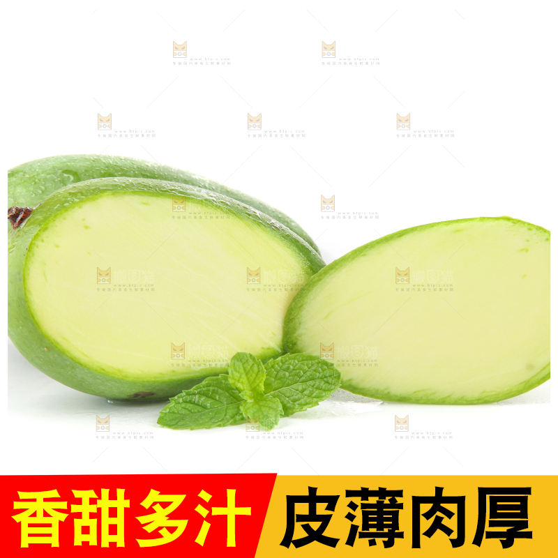 白底上的象牙芒