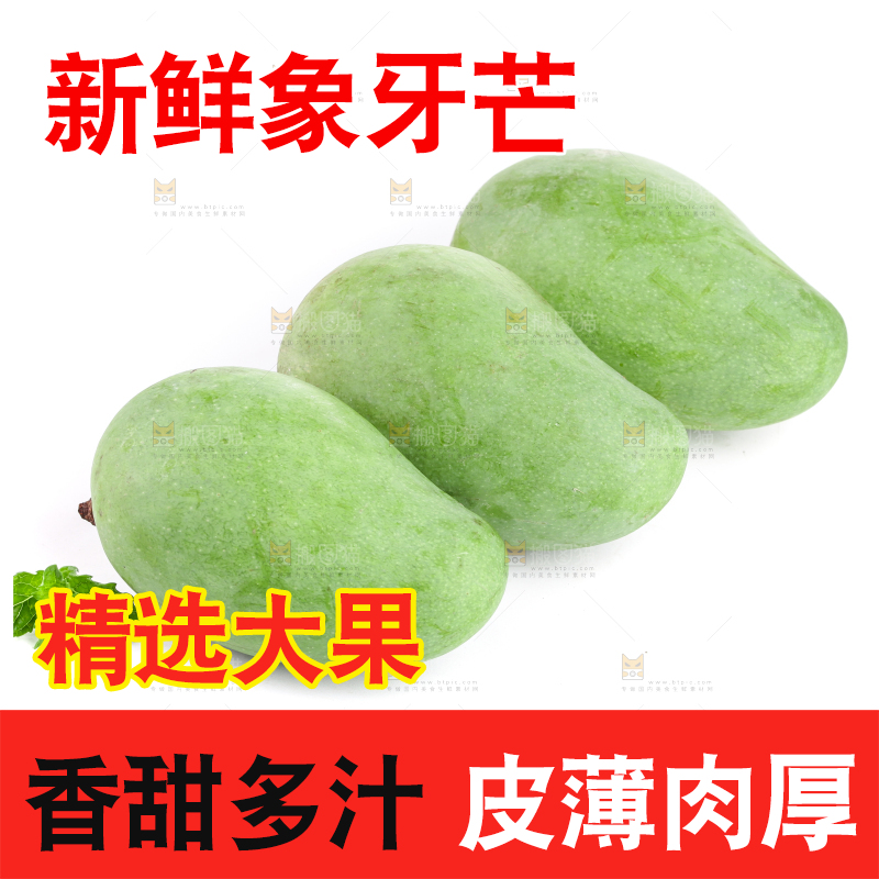 白底上的象牙芒