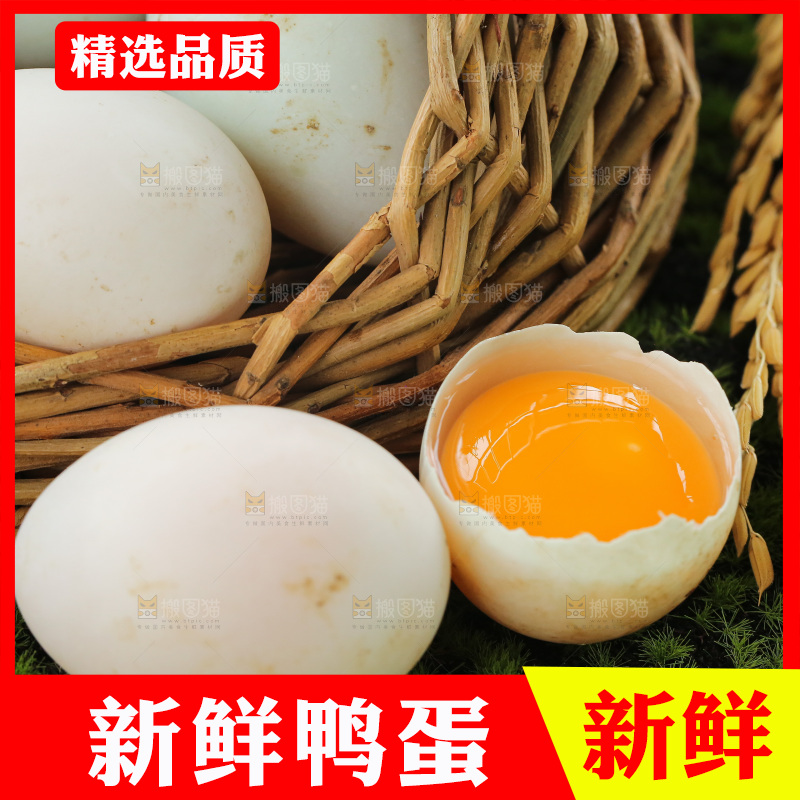 深底上的鸭蛋