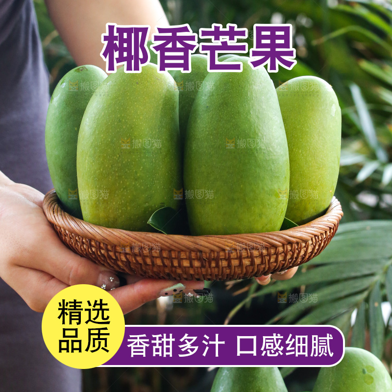 深底上的椰香芒