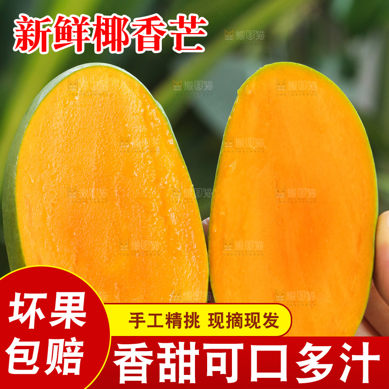 深底上的椰香芒