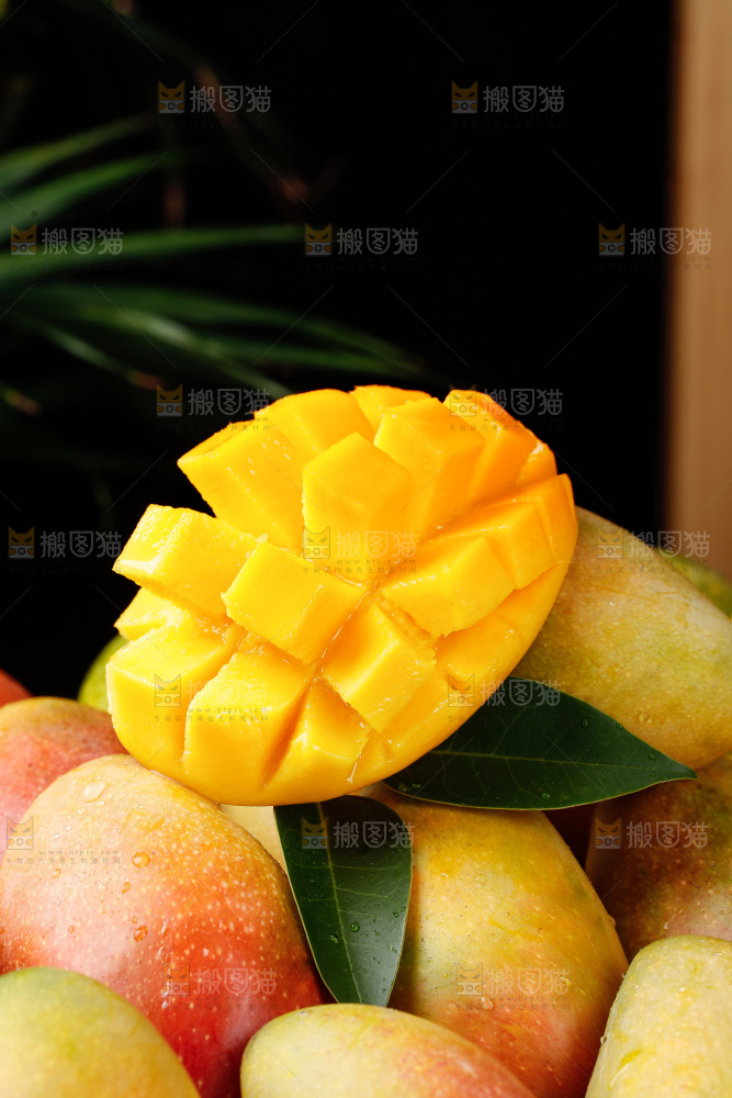 深底上的贵妃芒