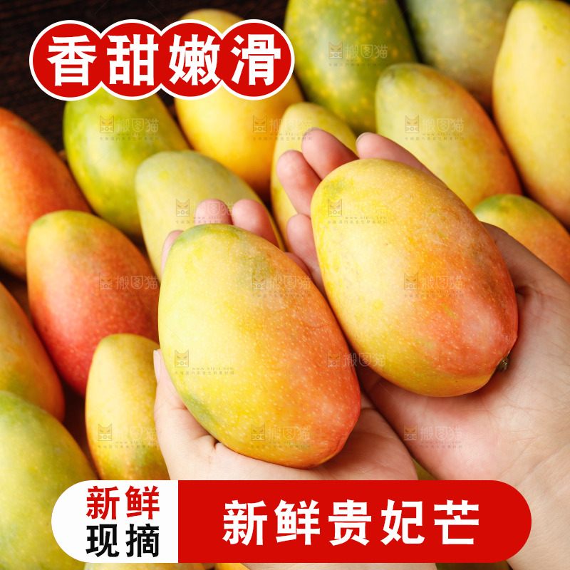 深底上的贵妃芒