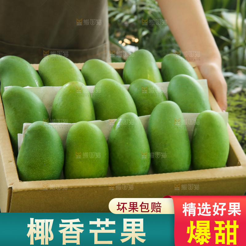 深底上的椰香芒