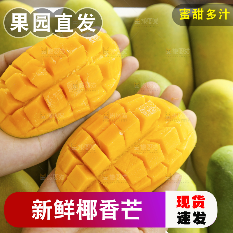 深底上的椰香芒