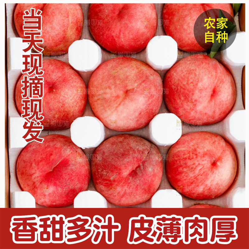 深底上的苹果桃