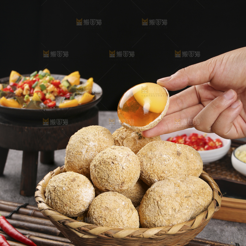 深底上的变蛋