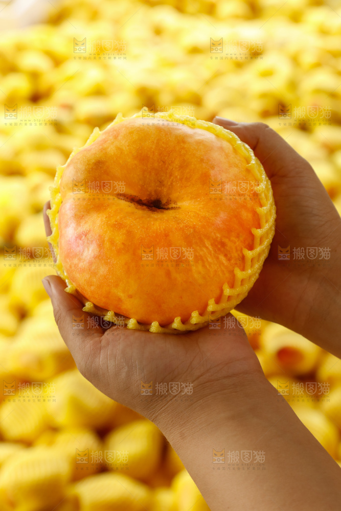 手里拿着黄油蟠桃