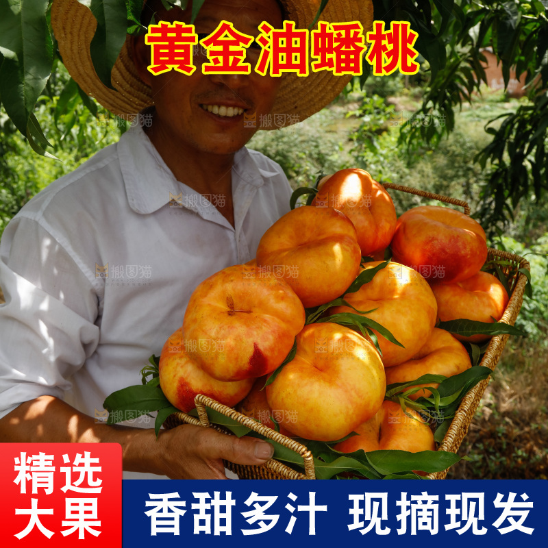 手里拿着黄油蟠桃