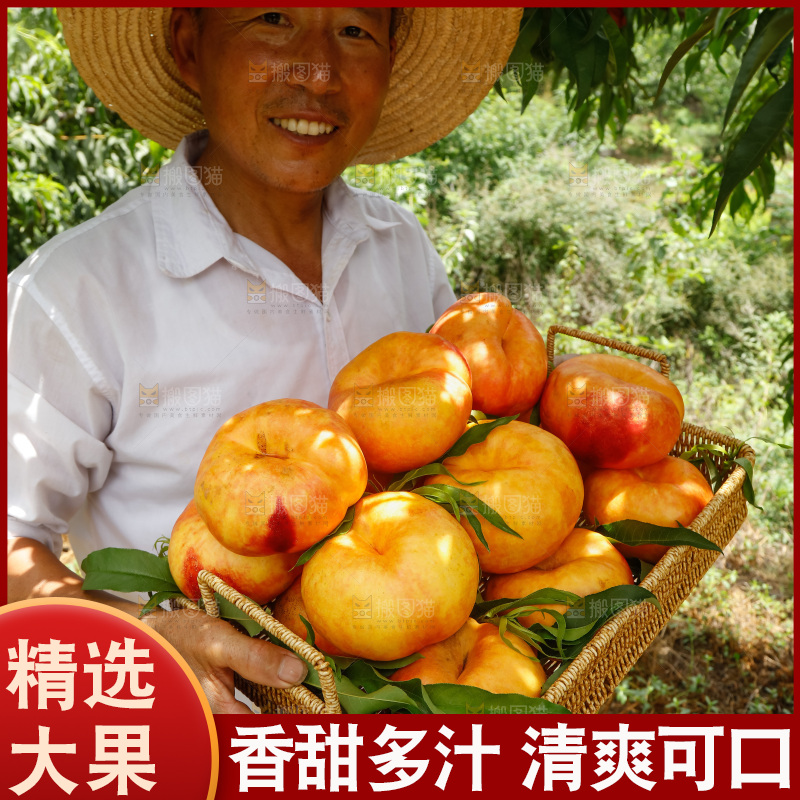 手里拿着黄油蟠桃