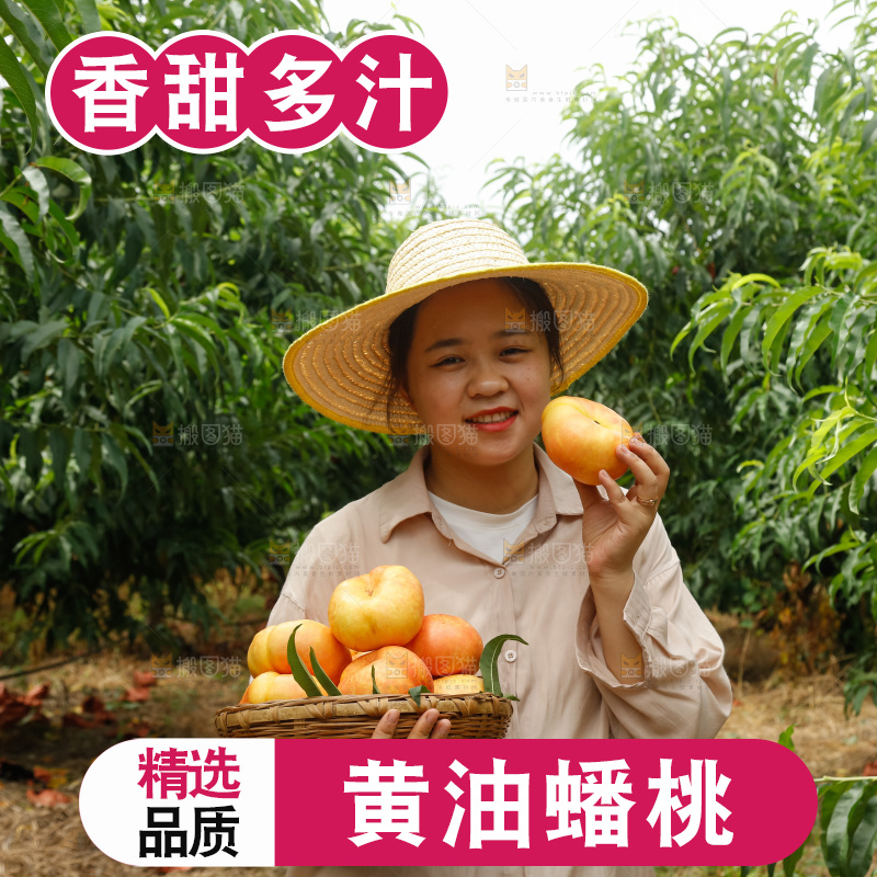 手里拿着黄油蟠桃