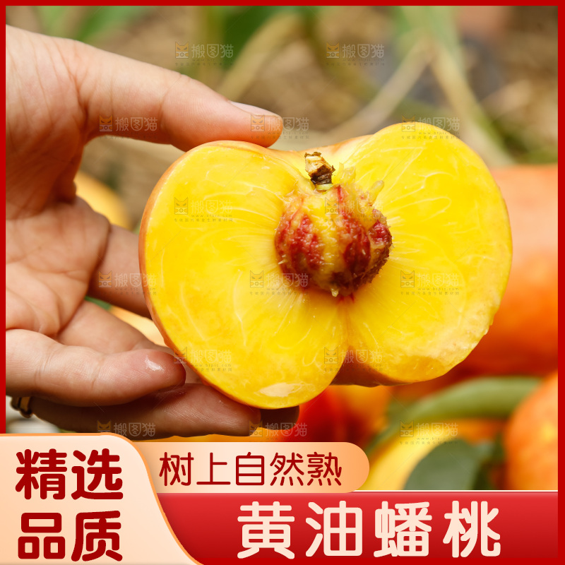 手里拿着黄油蟠桃