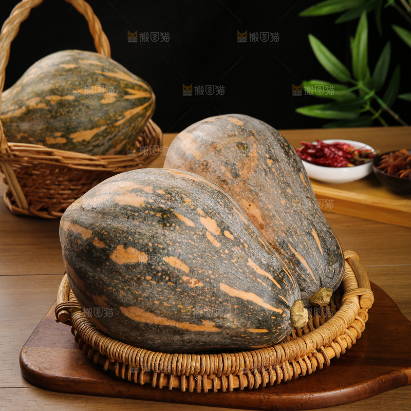 深底上的香芋南瓜