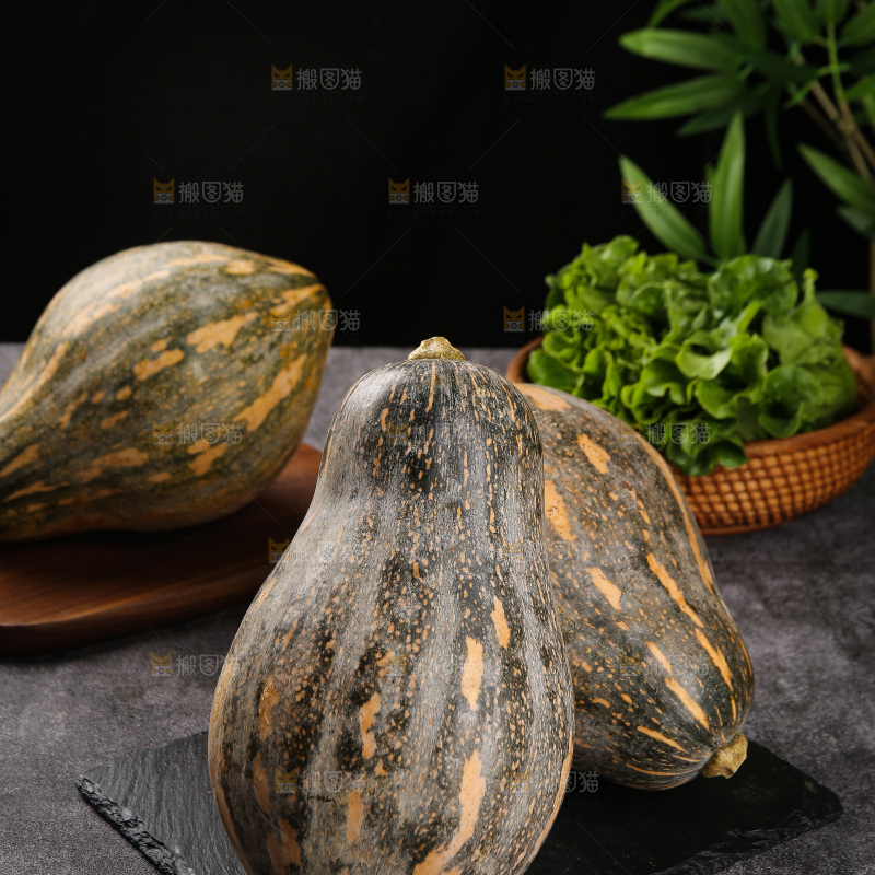 深底上的香芋南瓜
