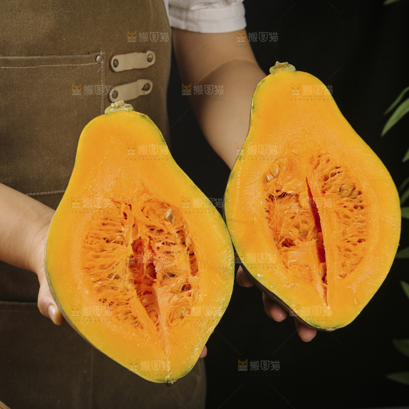 深底上的香芋南瓜