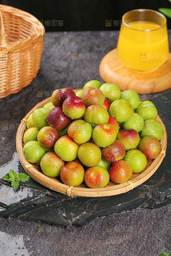 深底上的半边红脱骨李