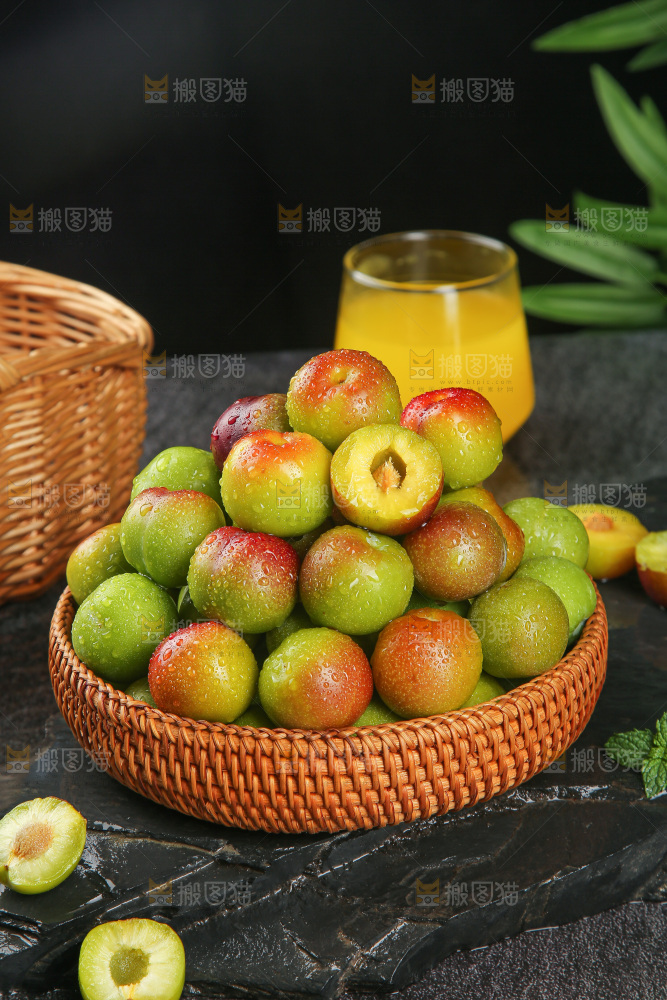 深底上的半边红脱骨李