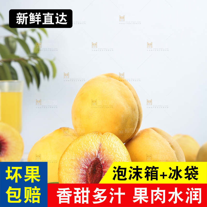 浅底上的奉贤黄桃