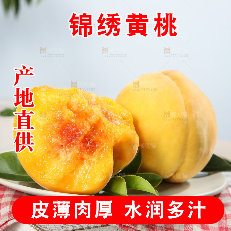 浅底上的奉贤黄桃