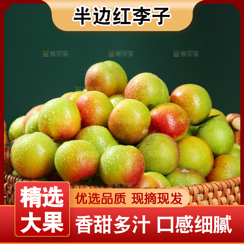 木底上的茵红脱骨李