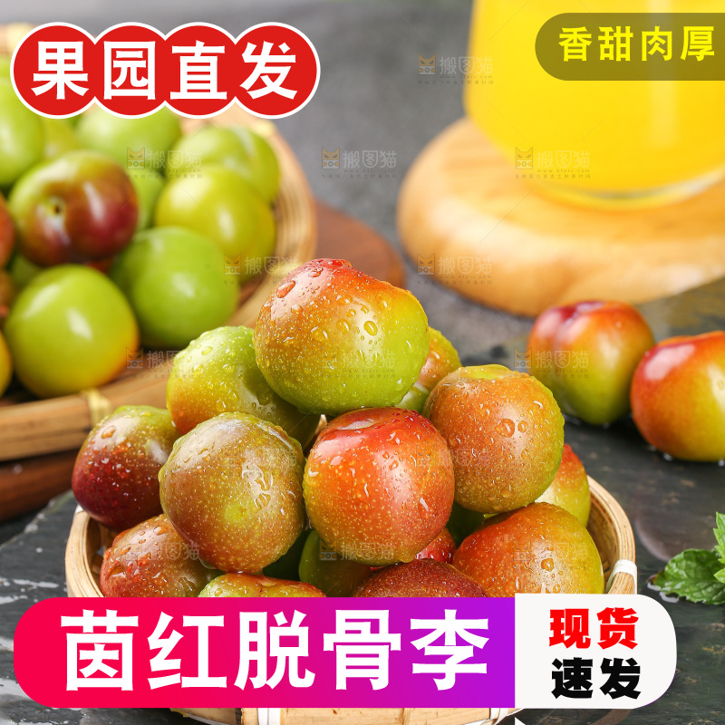 深底上的半边红脱骨李