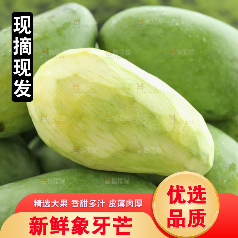 木底上的象牙芒