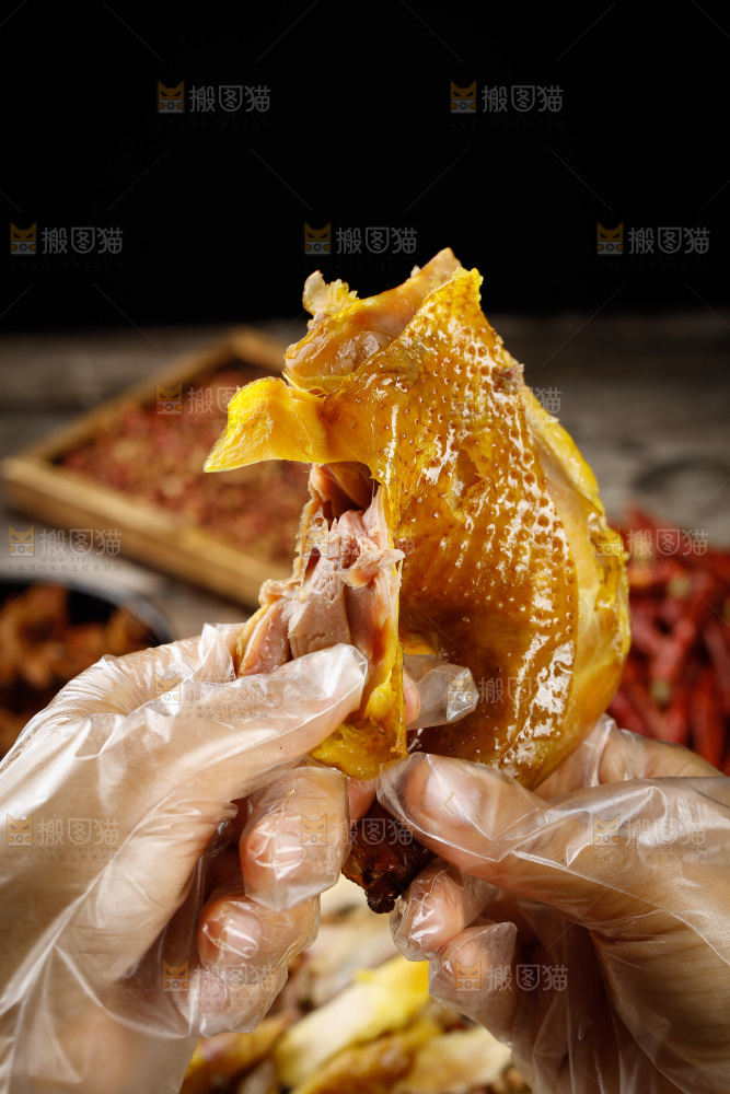 深底上的椒麻鸡