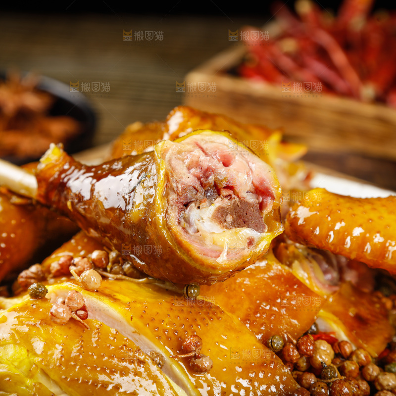 深底上的椒麻鸡