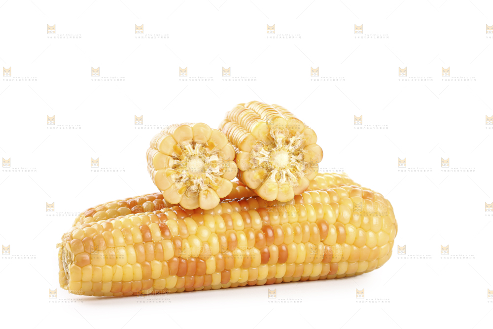 白底上的花糯玉米