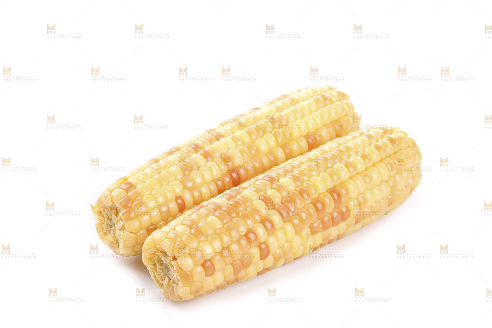 白底上的花糯玉米