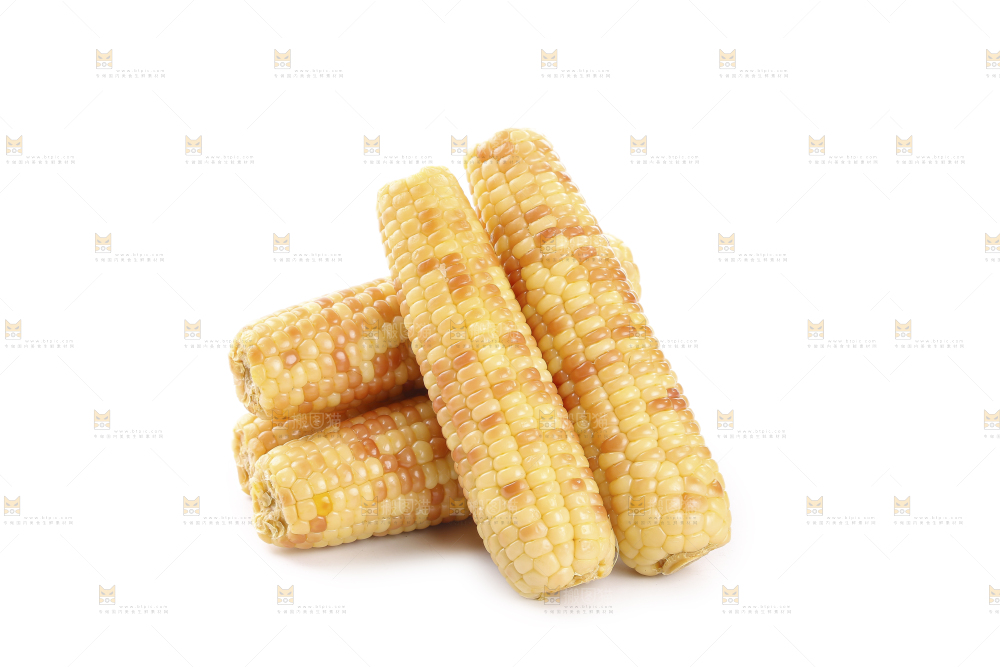 白底上的花糯玉米