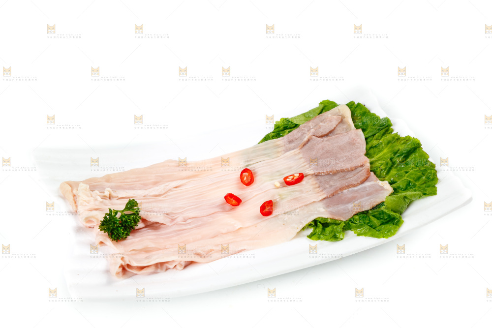 白底上的鸭食管