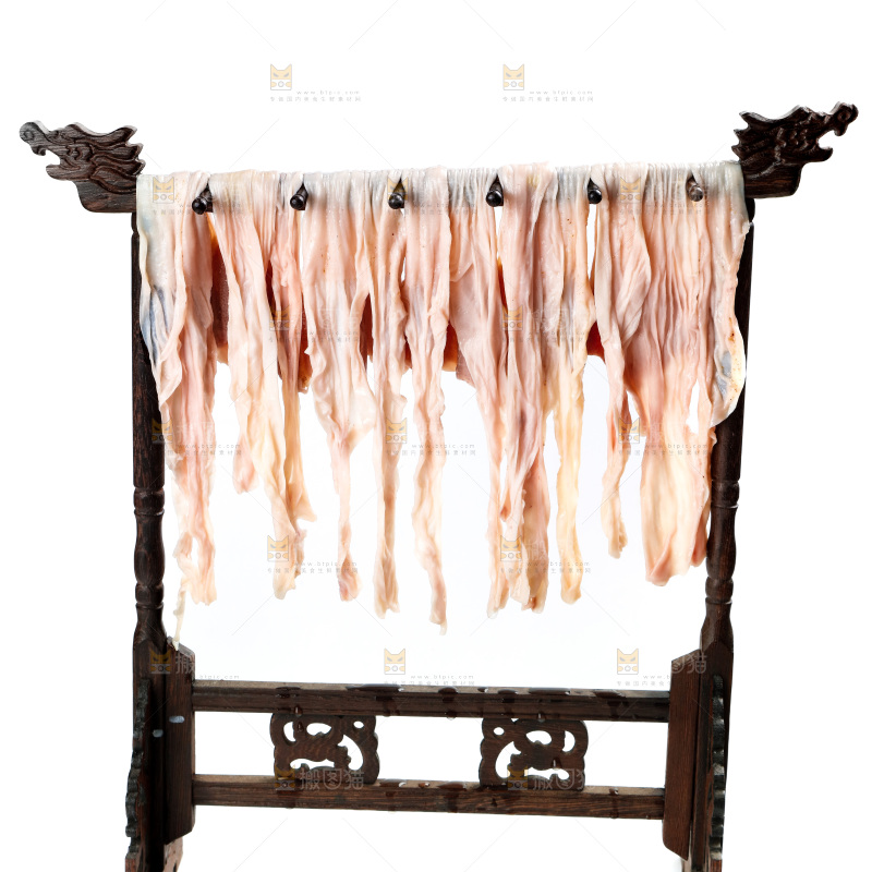 白底上的鸭食管
