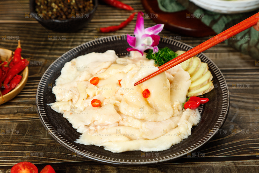 深底上的鸡油