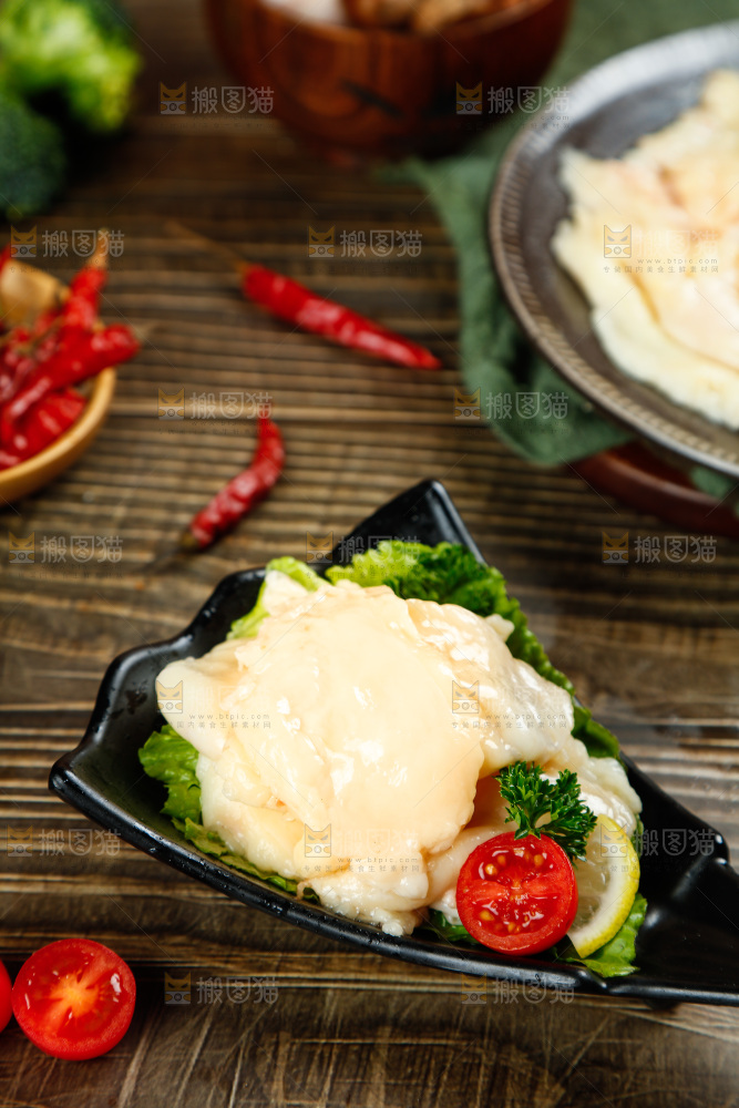 深底上的鸡油