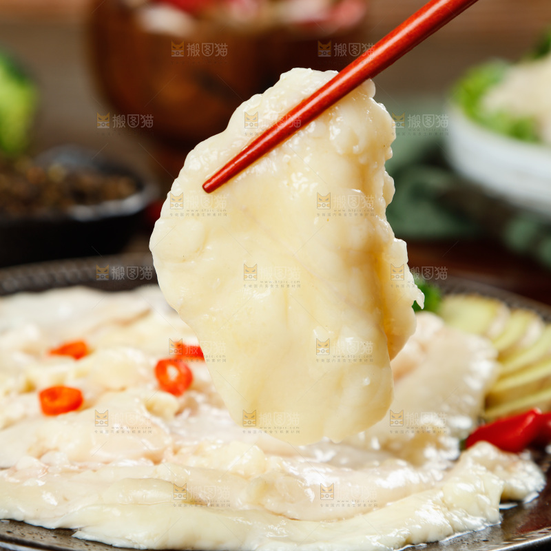 深底上的鸡油