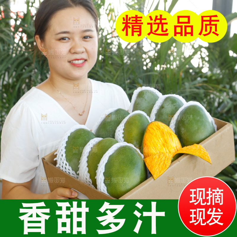 手里拿着一箱凯特芒