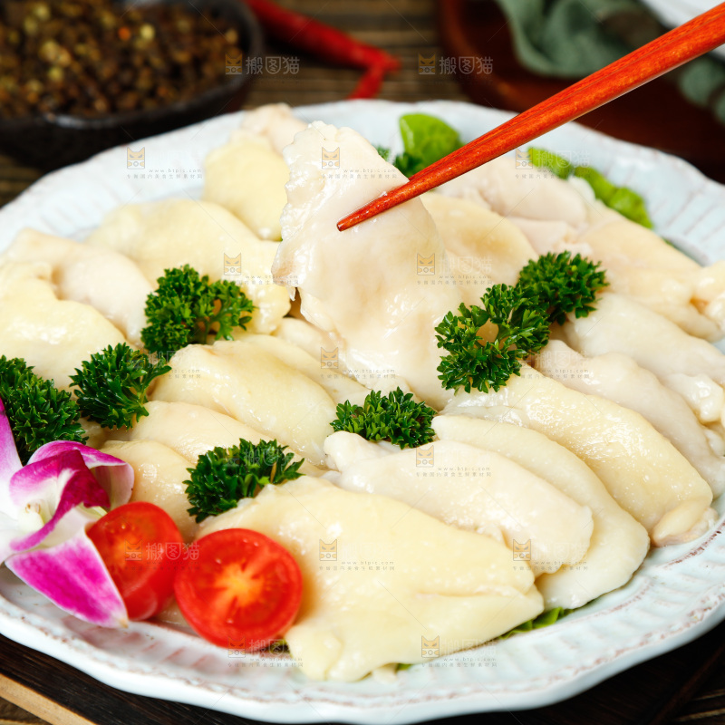 深底上的鸡油