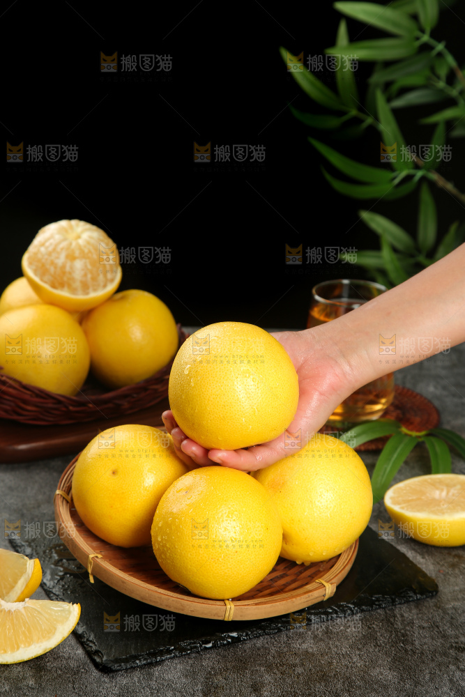 深底上的桔柚