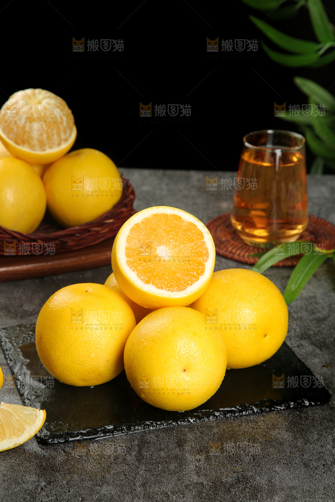 深底上的桔柚