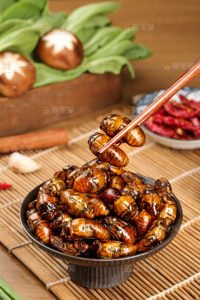 木底上的炸知了猴