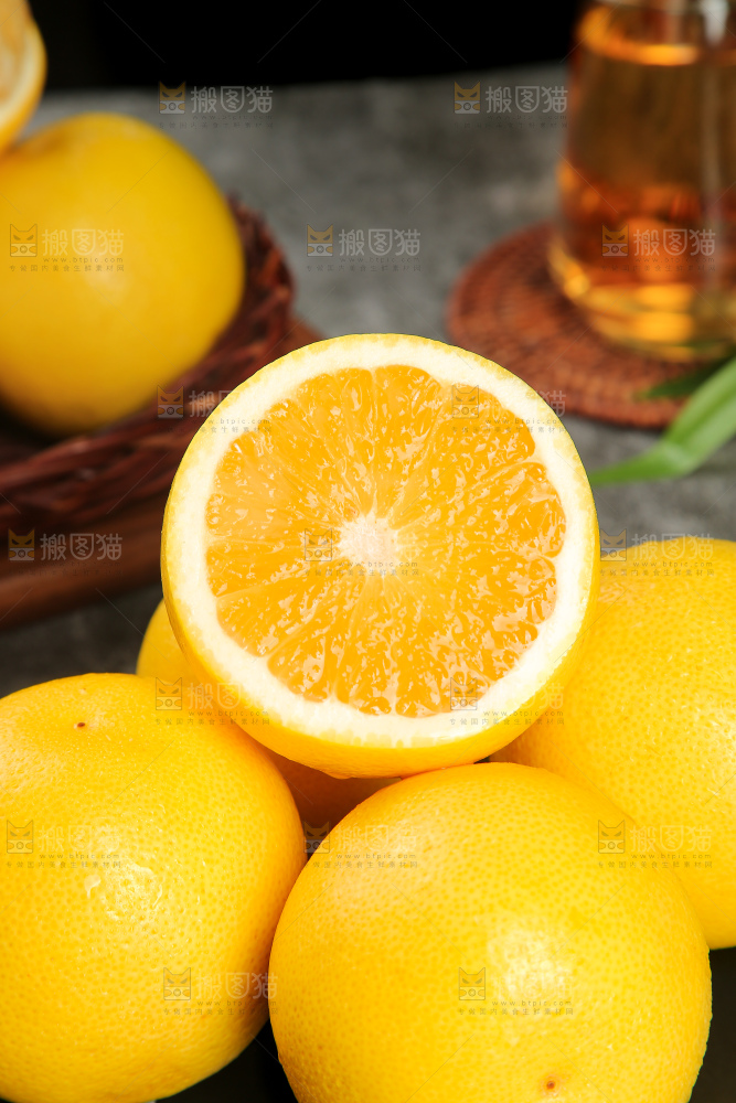深底上的桔柚