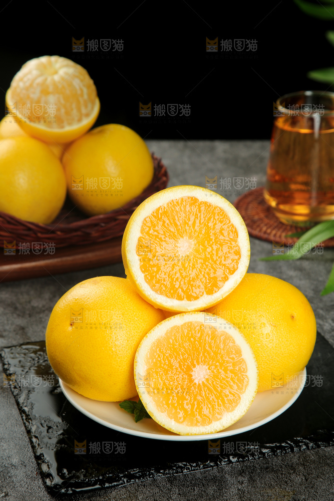 深底上的桔柚