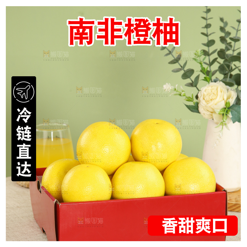 浅底上的南非橙柚