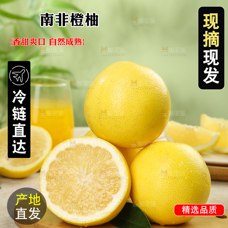 浅底上的南非橙柚