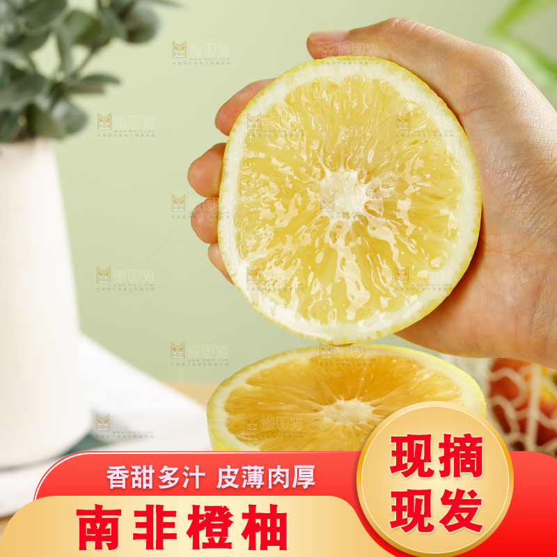 浅底上的南非橙柚