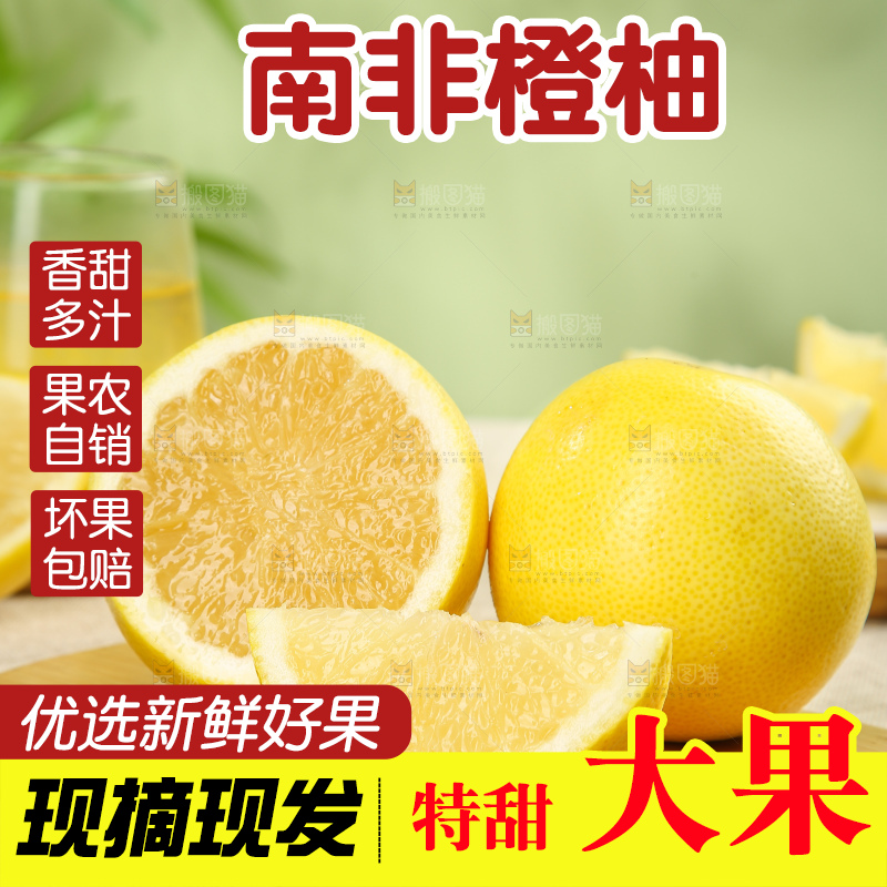 浅底上的南非橙柚