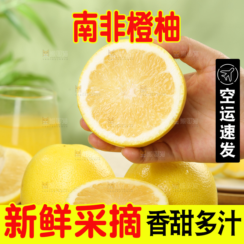 浅底上的南非橙柚