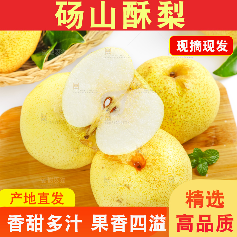 浅底上的砀山酥梨