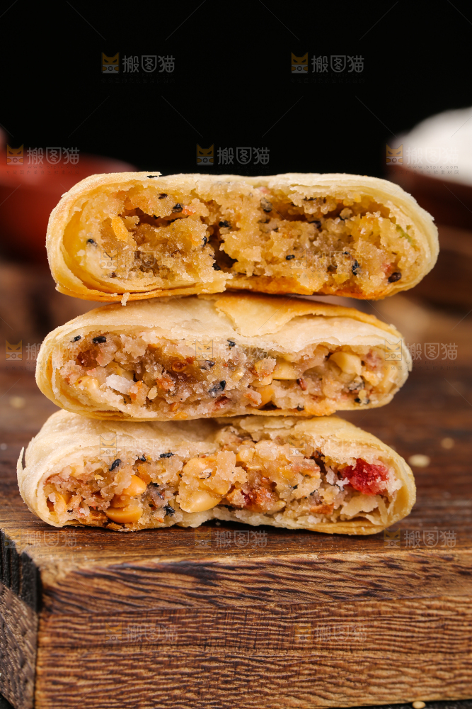 深底上的苏氏月饼